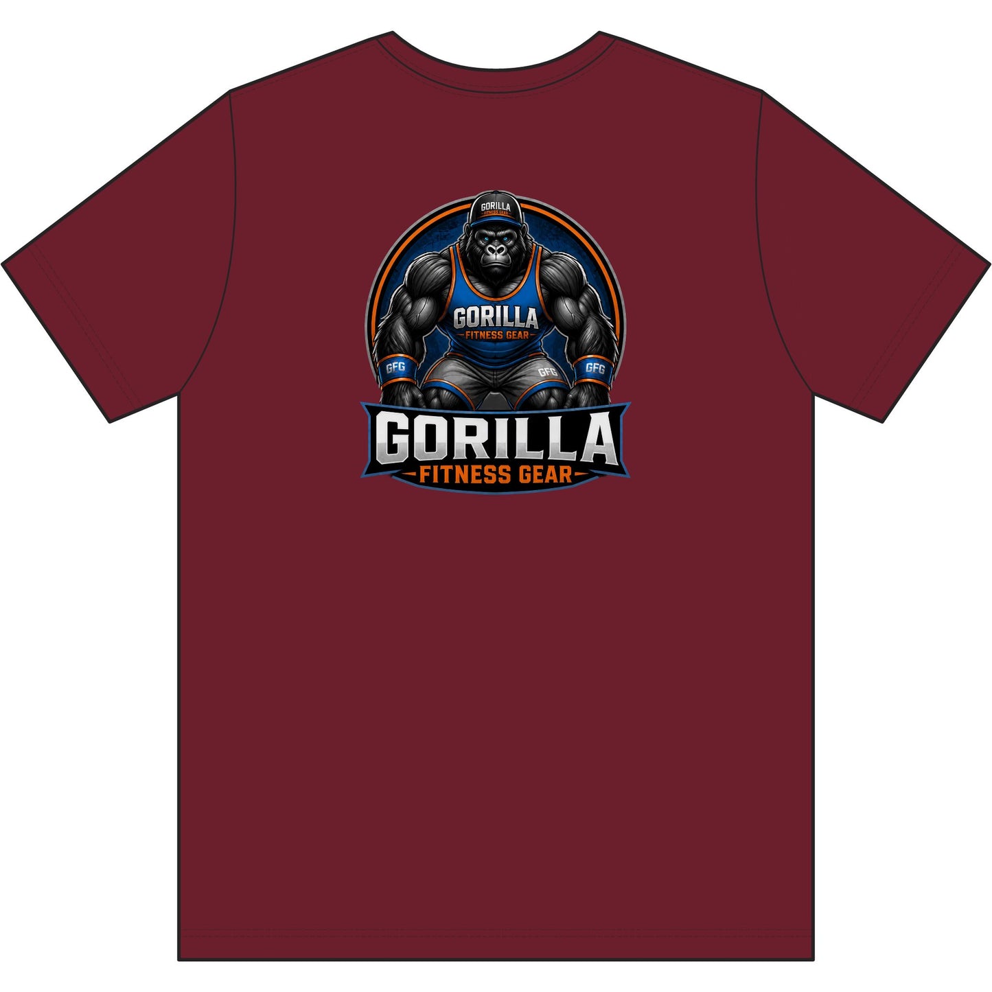 Gorilla Fitness Gear T‑Shirt — Bold Gym Logo Tee