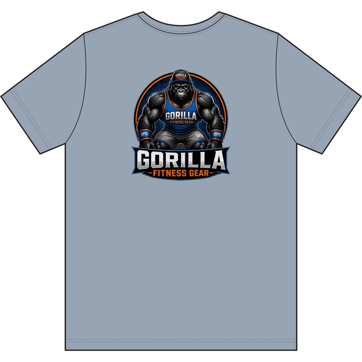 Gorilla Fitness Gear T‑Shirt — Bold Gym Logo Tee