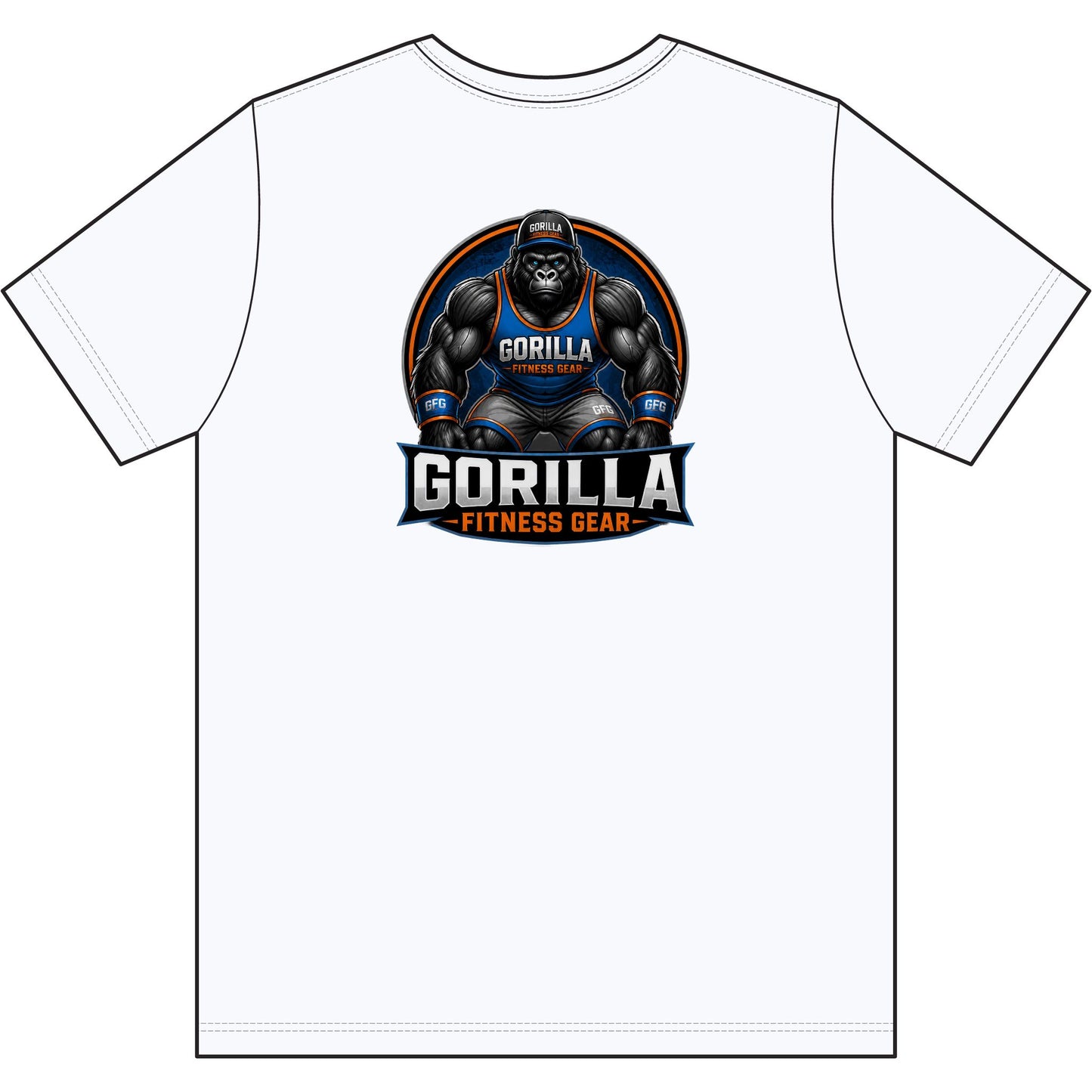 Gorilla Fitness Gear T‑Shirt — Bold Gym Logo Tee