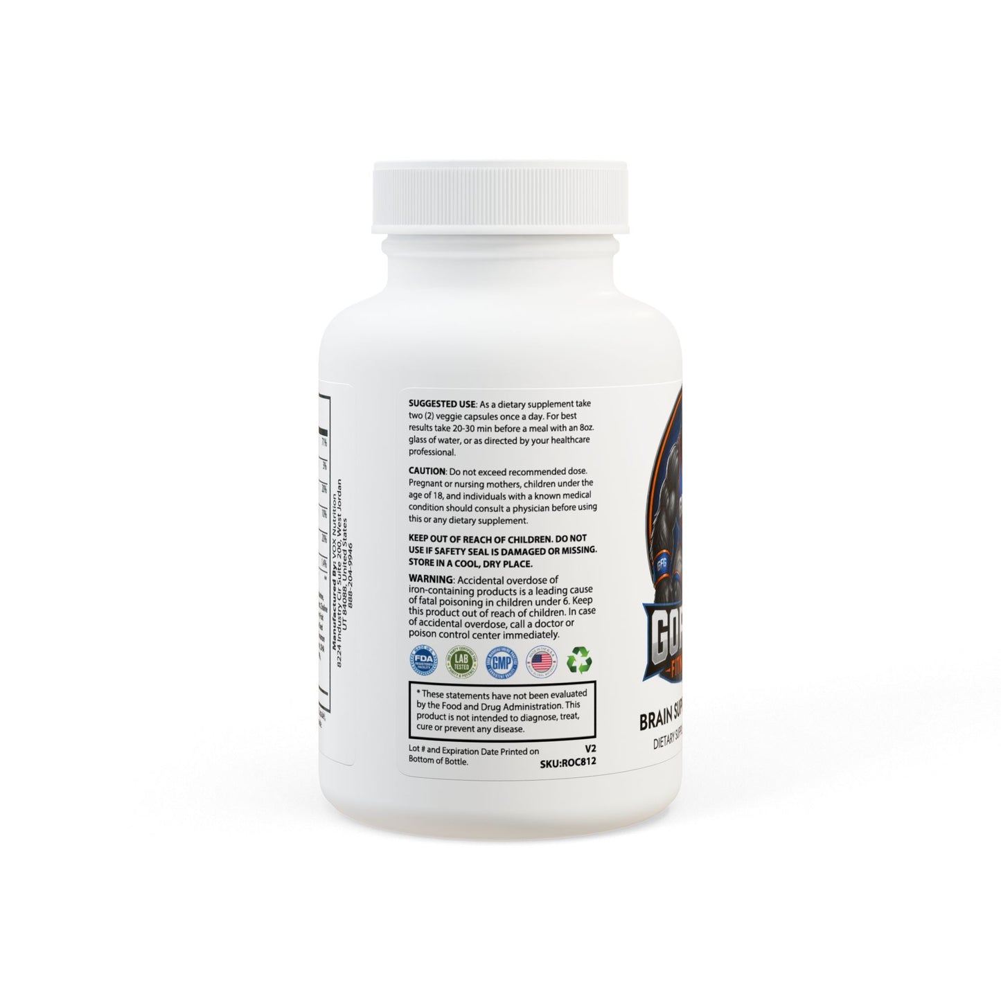 Brain Support Complex Supplement (60 Capsules)