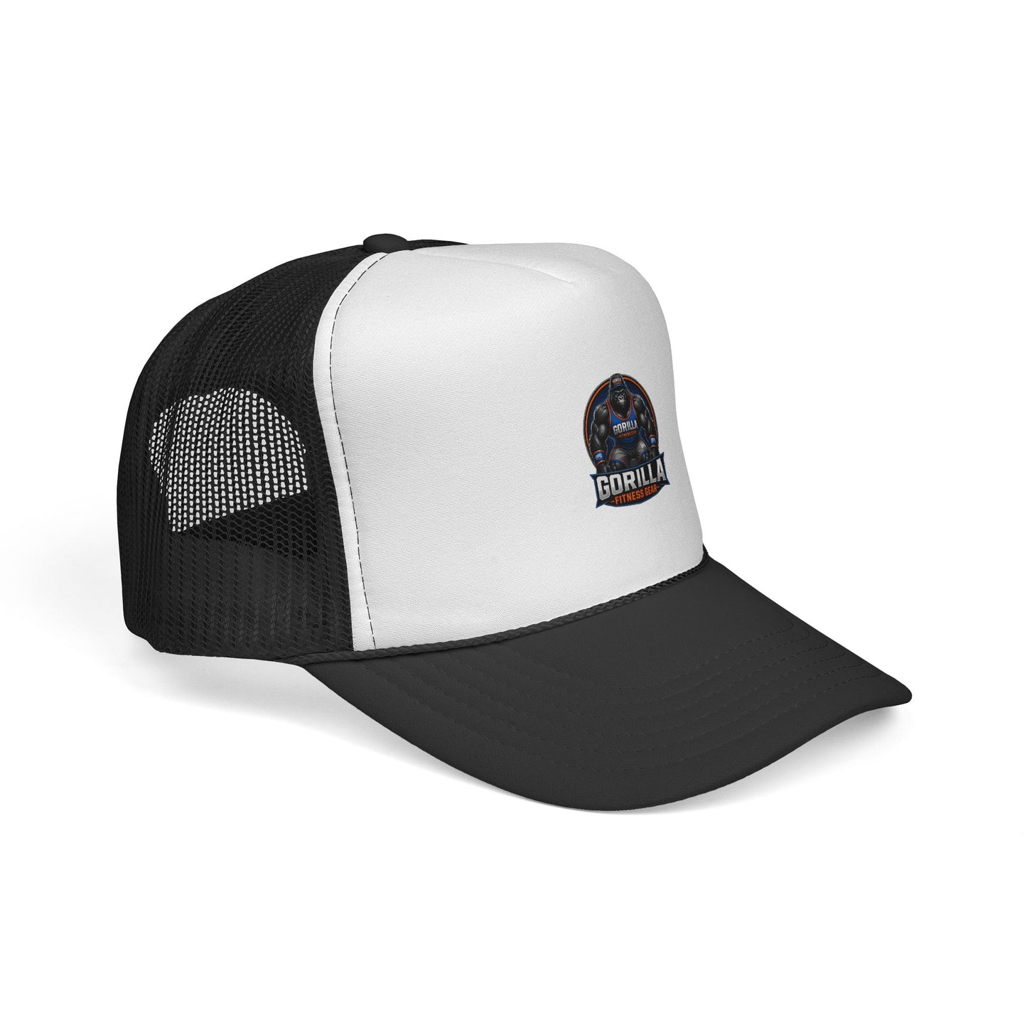 Gorilla Logo Trucker Cap — Retro Wildlife Mesh Hat