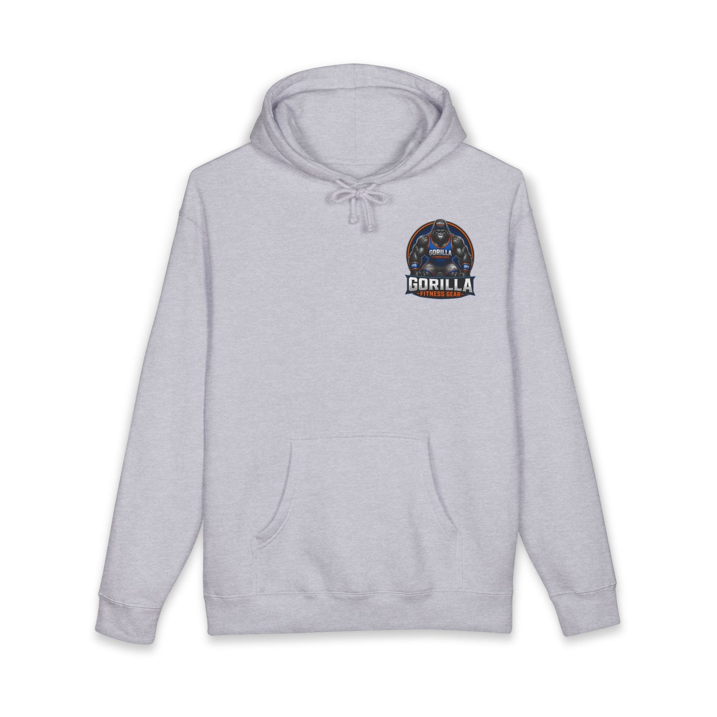 Gorilla Graphic Hoodie — Retro Space Badge Chest Print