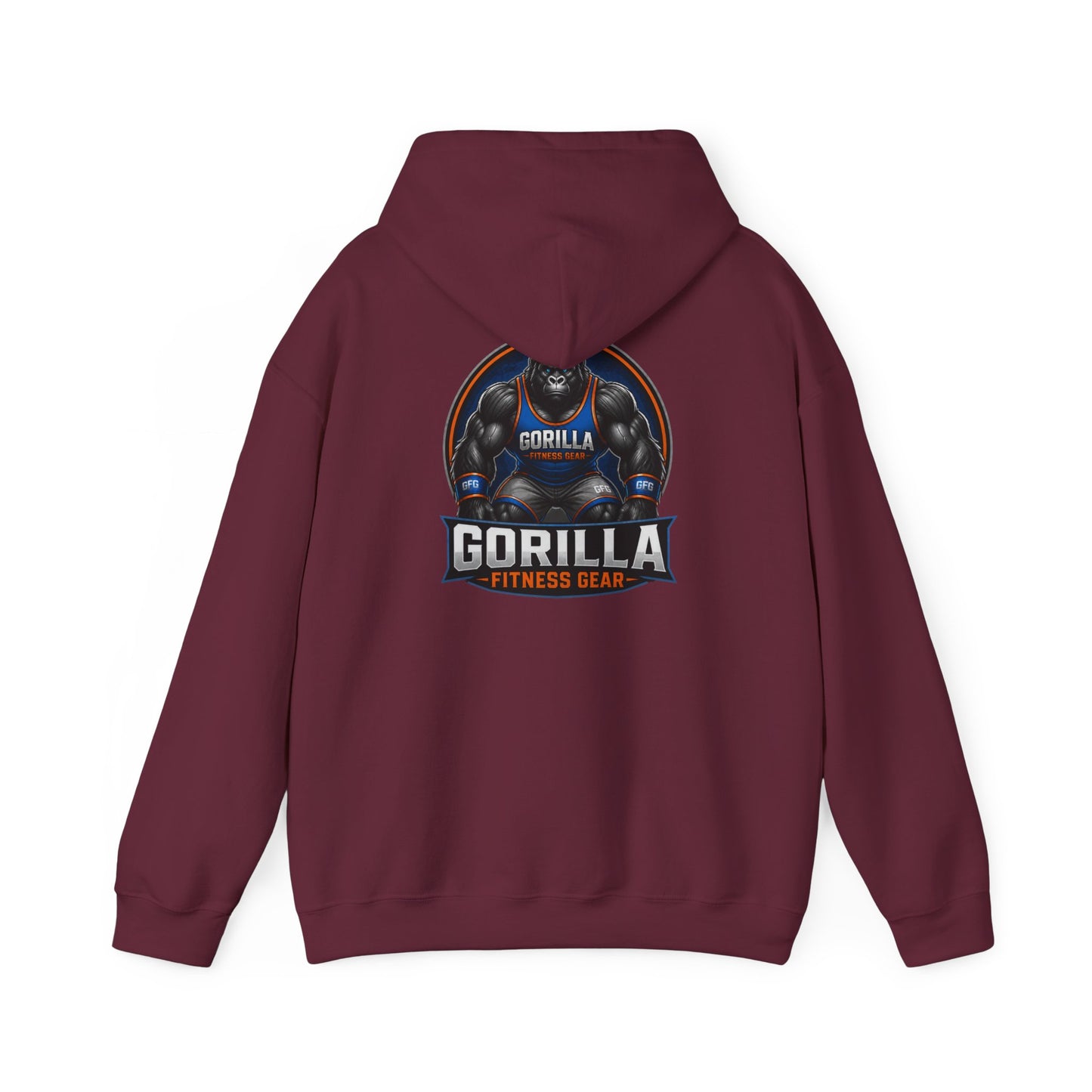 Gorilla Fitness Gear Hoodie — Strength Training Gym Sweatshirt