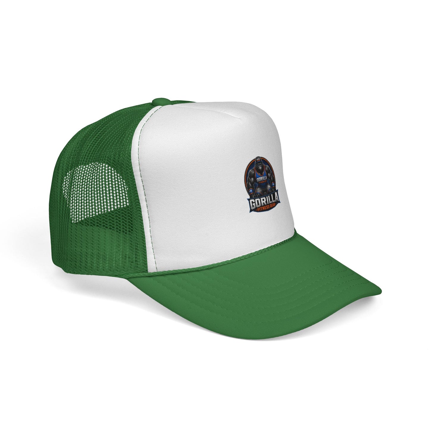 Gorilla Logo Trucker Cap — Retro Wildlife Mesh Hat