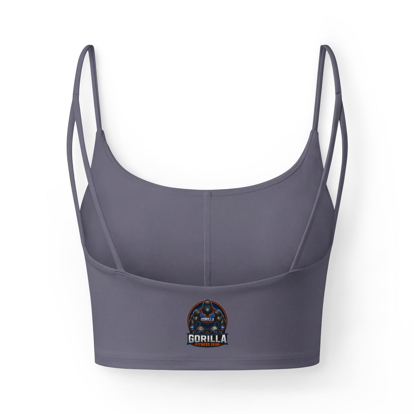 Gorilla Strength Women's Luxe Bra — Supportive Athletic Crop with Gorilla Logo