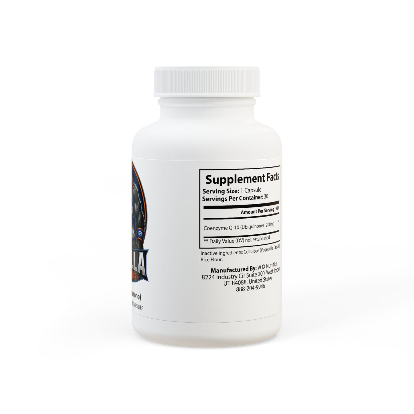 CoQ10 (Ubiquinone) Supplement (30 Capsules)