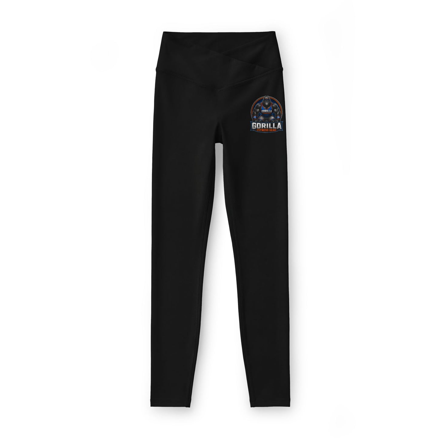 Black 'Gorilla Logic' Luxe Women's Leggings — High-Waist Athletic Yoga Pants
