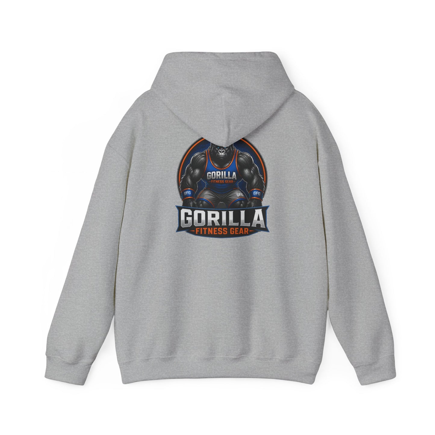 Gorilla Fitness Gear Hoodie — Strength Training Gym Sweatshirt
