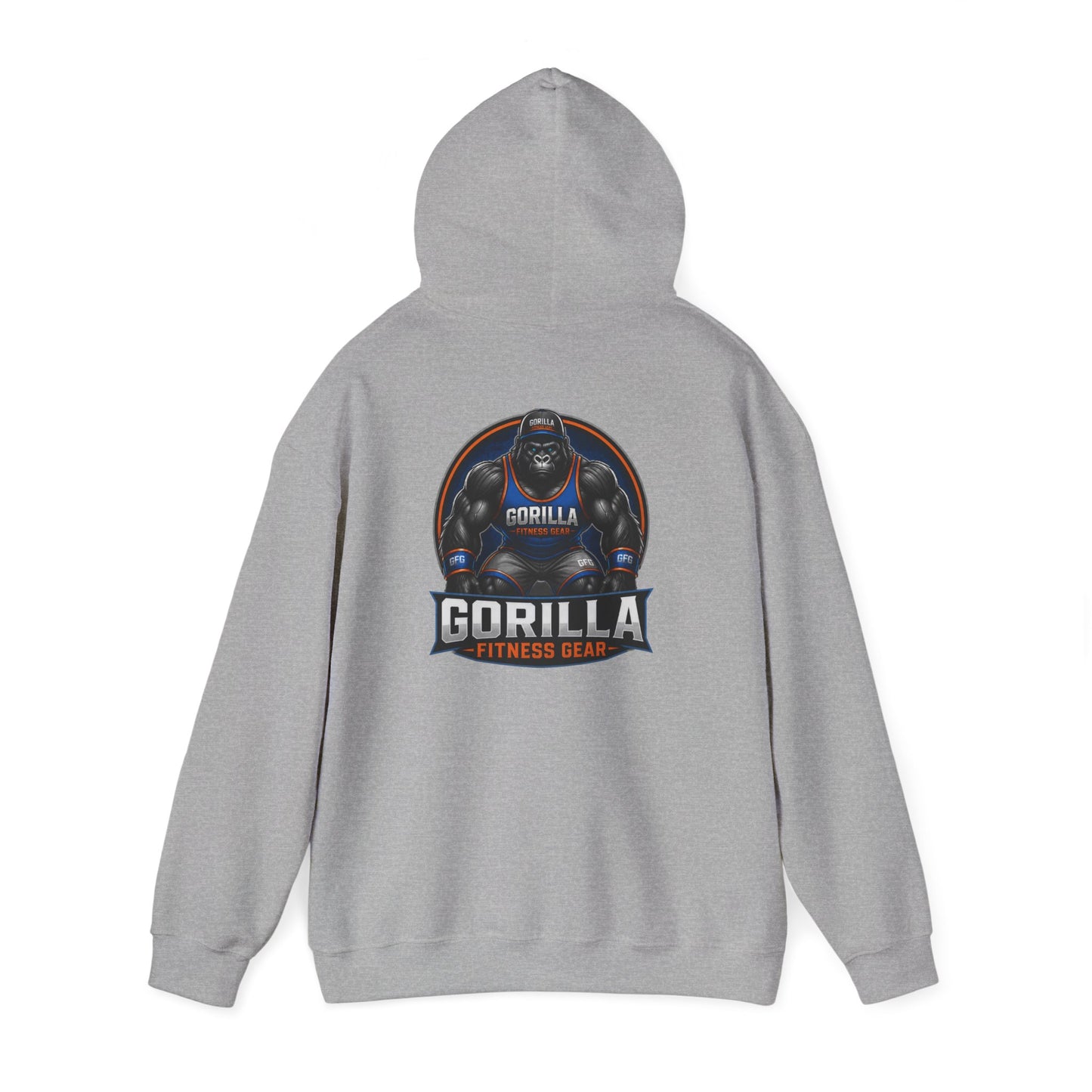 Gorilla Fitness Gear Hoodie — Strength Training Gym Sweatshirt