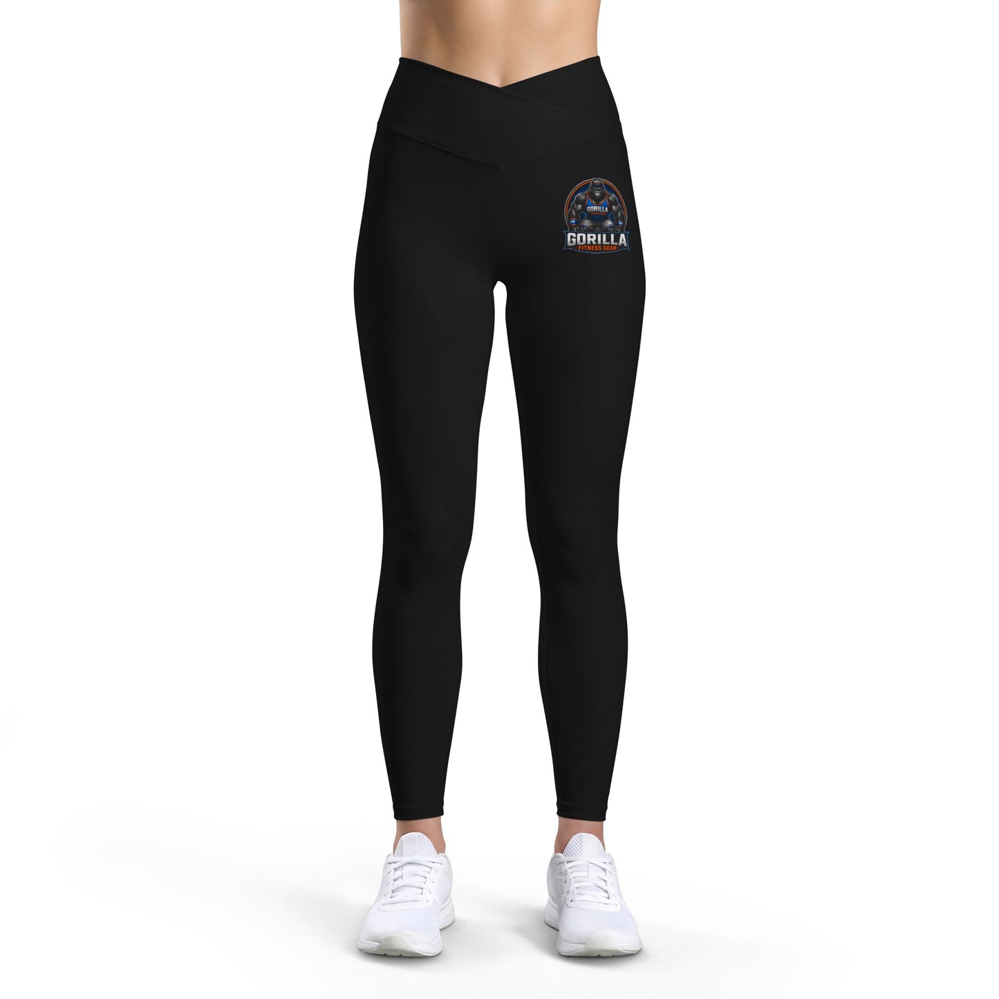 Black 'Gorilla Logic' Luxe Women's Leggings — High-Waist Athletic Yoga Pants