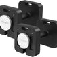 Adjustable Two Dumbbells Or Dumbbells Sets 50LB Square Dumbbell 9 In 1 Free Weights For Multi Weight Options Quick-Lock Adjustable