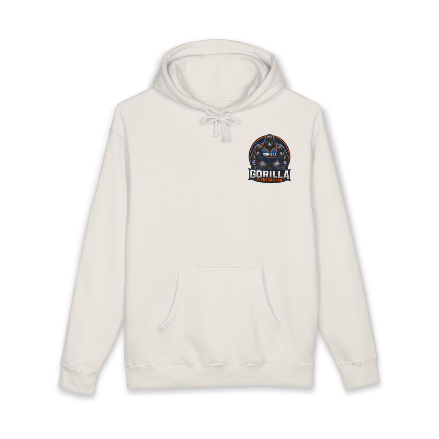 Gorilla Graphic Hoodie — Retro Space Badge Chest Print