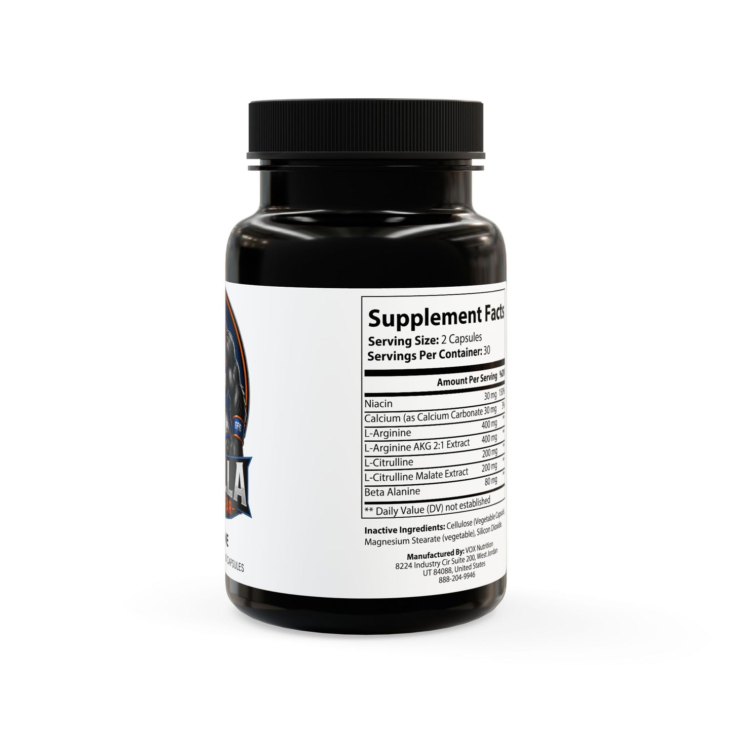 L-Arginine Supplement (60 Capsules)