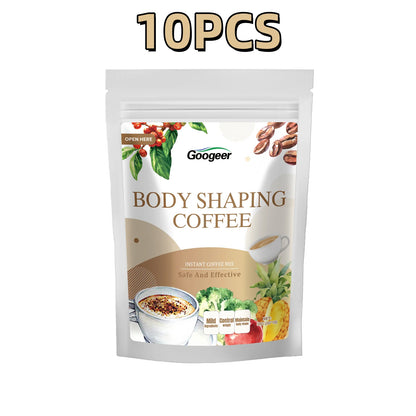 30g Googeer Instant Fat Burning Shape Coffee Promote Metabolism Detoxification Healthy Fast Weight Loss Physical Therapy Coffee