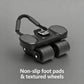 4-Wheels Ab Roller with LCD – Home Gym Equipment, Elbow Support, Non-Slip Handles, Tracks Time & Calories Burned.