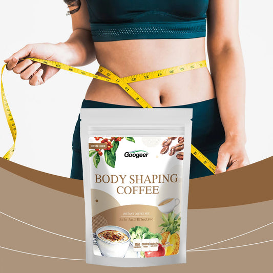 30g Googeer Instant Fat Burning Shape Coffee Promote Metabolism Detoxification Healthy Fast Weight Loss Physical Therapy Coffee