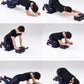 4-Wheels Ab Roller with LCD – Home Gym Equipment, Elbow Support, Non-Slip Handles, Tracks Time & Calories Burned.