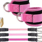 Ten-Piece Yoga Resistance Band Set for Leg and Glute Shaping, Multi-Level Tension Fitness Equipment with Ankle Straps