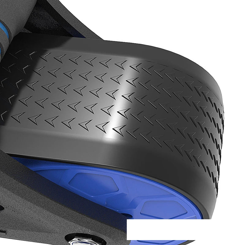 Ab Roller Automatic Rebound Double Wheel Abdominal Muscle Scroll Wheel Men Women Fitness Equipment Mute Roller With Knee Pads