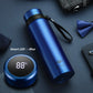 420-1500ml Large Capacity Vacuum LED Smart Temperature Digital Display Thermal Flask Thermos for Tea Water Bottle Keep Cold/Warm