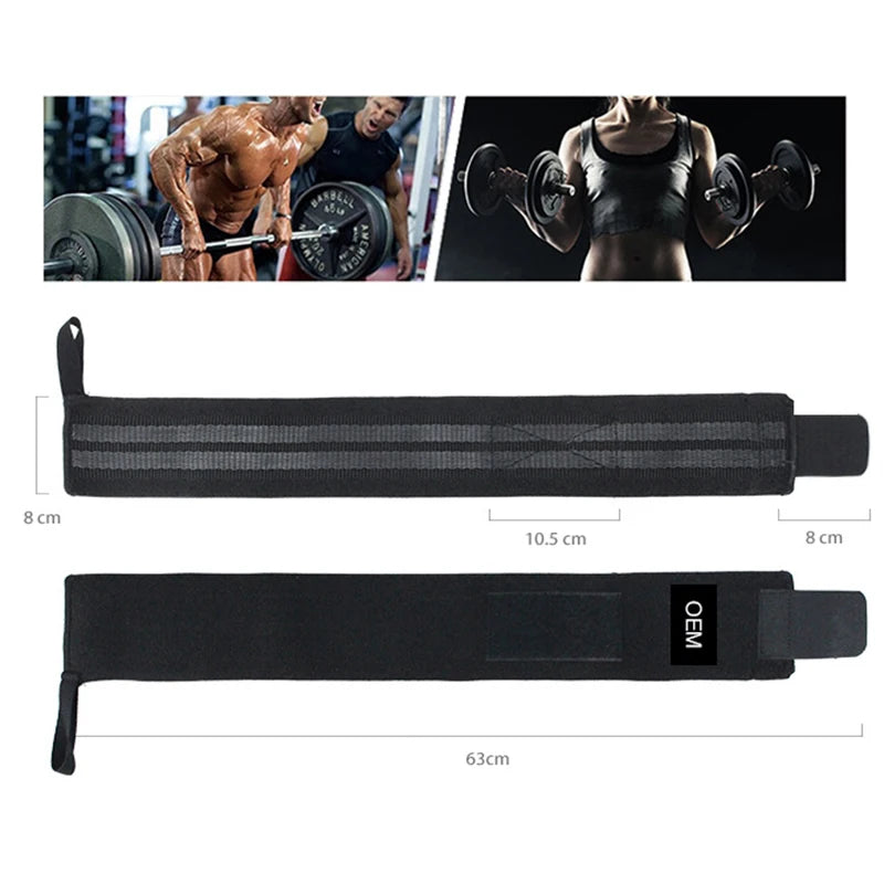 Soft Wristband Wrist Support, Powerflifting wrist straps, Heavy Duty, Strength, Weightlifting Lifting Wrist Wraps, 1 Pair