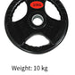 Barbell Plate for Gym, Home Dumbbell, 1 kg, 5 kg, 5 kg, 10 kg, Weight Lifting Power Workout, Fitness Equipment, Anti-Slip Rubber