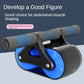 Ab Roller Automatic Rebound Double Wheel Abdominal Muscle Scroll Wheel Men Women Fitness Equipment Mute Roller With Knee Pads