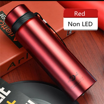 420-1500ml Large Capacity Vacuum LED Smart Temperature Digital Display Thermal Flask Thermos for Tea Water Bottle Keep Cold/Warm