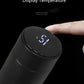 Vacuum Water Bottle Smart Display Temperature 500ML Safety 304 Stainless Steel Coffee Thermose Men Business Gift Customized Logo