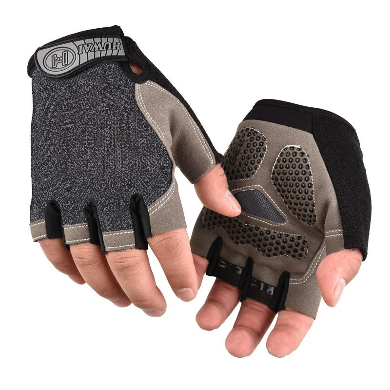 Mtb Gloves Cycling Breathable Gym Workout Gloves for Men Women Half Finger Non-slip Weight Lifting Motorcycle Fitness Gloves