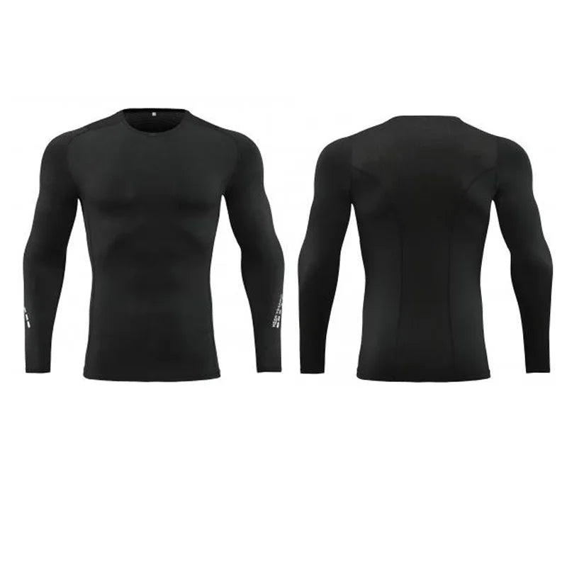 Men's Bodybuilding Activewear Fitness Suit with Elastic Compression Tights Slim Fit Workout Pants and Gym Muscle Boosting Runnin