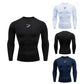 Men Running Compression T-shirt Long Sleeve Sport Tees Gym Fitness Sportshirts Male Jogging Tracksuit Homme Athletic Shirt Tops