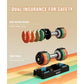 Adjustable Dumbbells Set/Single, 12.5LB 5 in 1 Free Adjustable Dumbbell Set with Anti-Slip Handle & Rainbow-colored Weight Plate