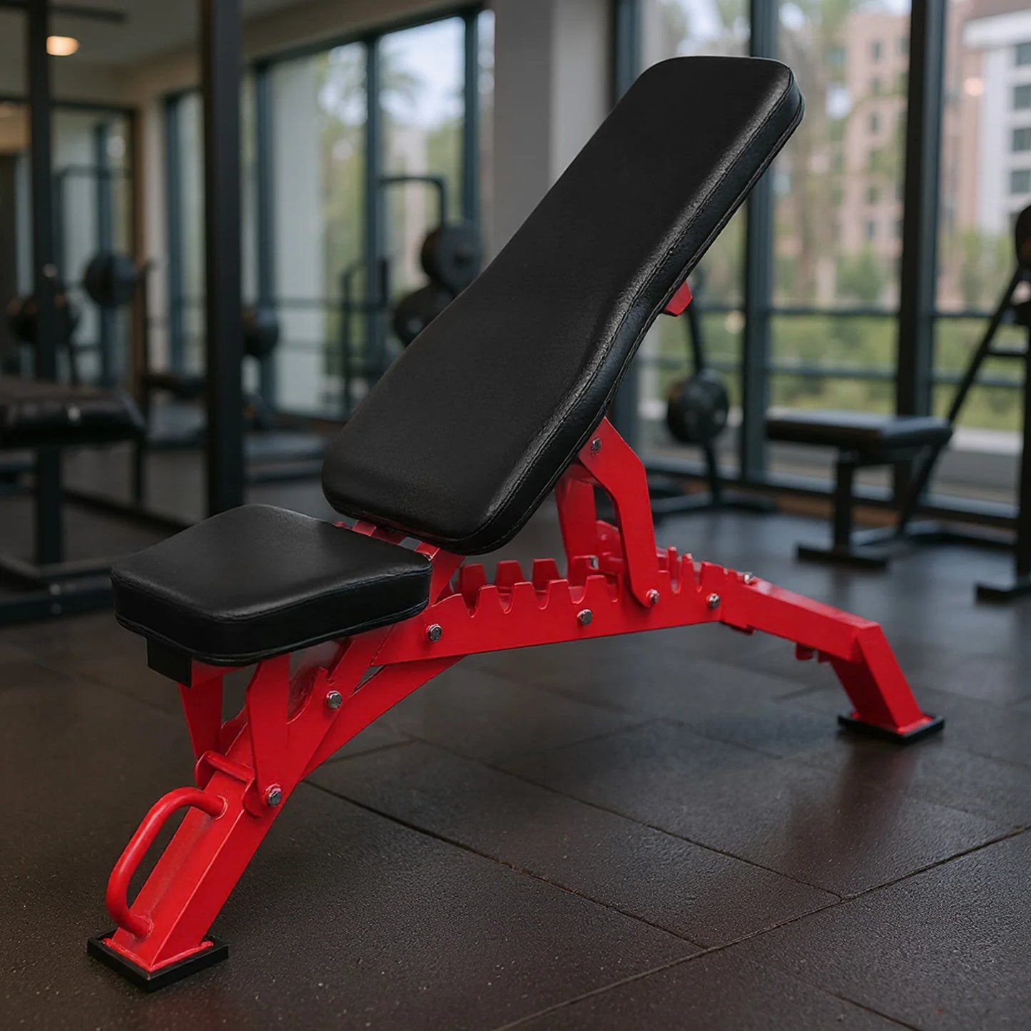Adjustable Fitness Equipment with 1300LBS Weight Capacity Sit-up Bench for Home Gym for Benches Press Strength Training Exercise