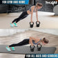 Cast Iron Kettlebell, Strength Training Kettlebells 60lbs for Full Body Workout, Push up, Strength Training - Single for Men
