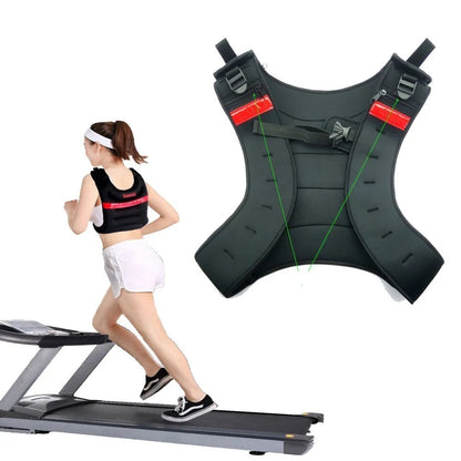 Weight Jacket Weighted Vest Exercise Boxing Sanda Training Waistcoat outdoor fitness equipment power sport entertainment black