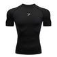 Men Running Compression  Short Sleeve Sport Tees Gym Fitness Sportshirts Male Jogging Tracksuit Homme Athletic Shirt Tops  902
