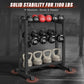 Adjustable 3-Tier Dumbbell Rack, Heavy-Duty Weight Stand for Home Gym with 1100LB Capacity
