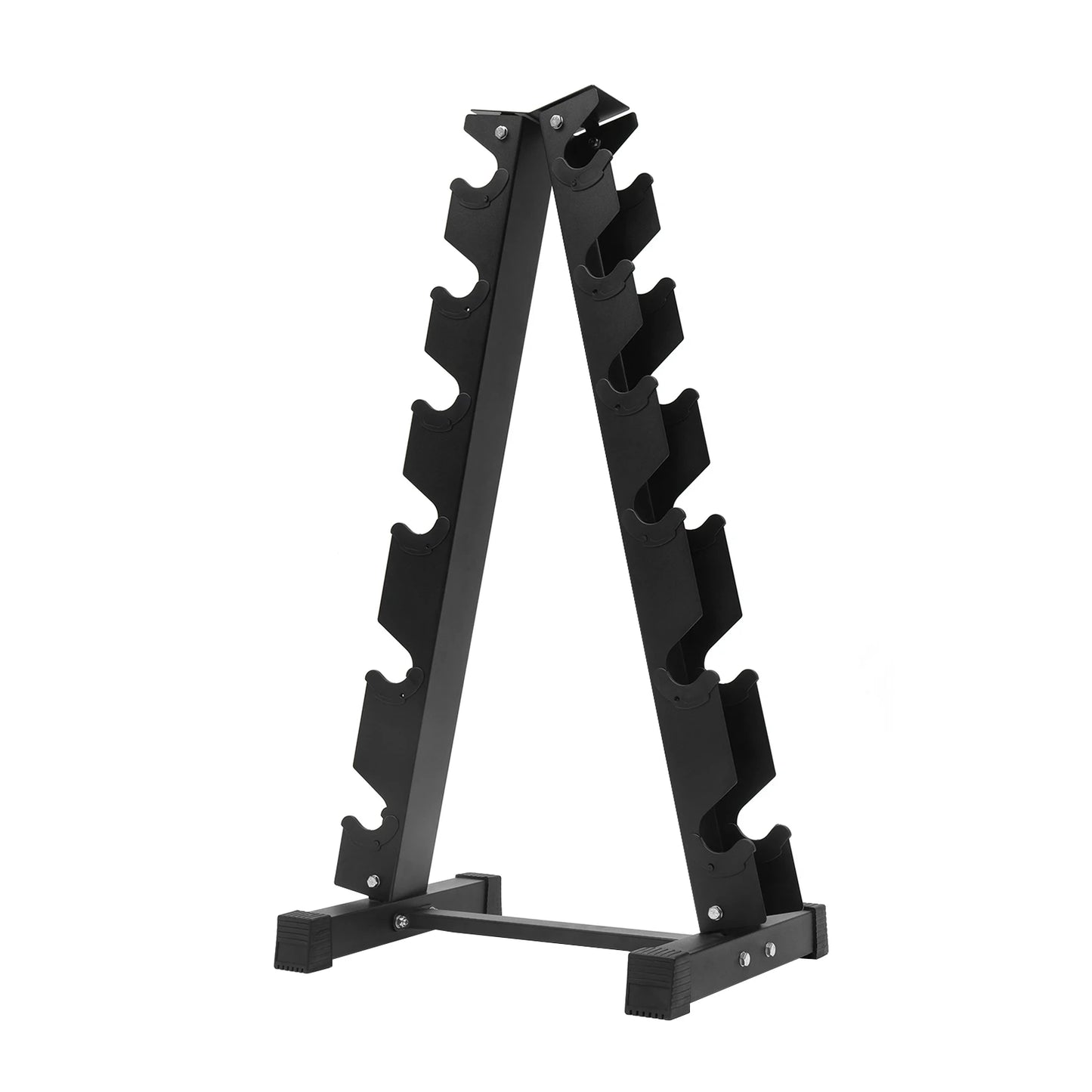 6-Tier Weight Rack for Dumbbell (Accommodate 6 Pairs), Strength Training Dumbbell Rack Stand Only, 660lbs Weight Capacity, Black