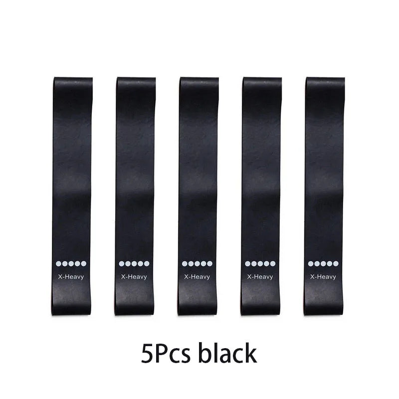 Different Resistance Bands Yoga Band Fitness Exercise Training Hip Tension Band Leg Squat Dance Elastic Loop Stretch Band