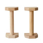 Strength Training Push-Up Stand 2pcs Anti-Slip Fitness Push Up Bar Workout Wooden Single and Double Bar for Abdominal Equipment