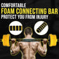 Adjustable Weights Set for Home Gym, 33 Lb 2-In-1 Adjustable Dumbbell Set with Foam Handles, Yellow