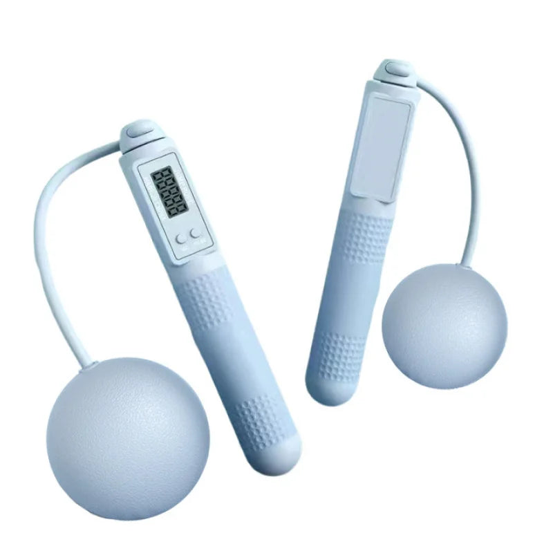 Intelligent Dual Use Skipping Rope Smart Counting Steel Wire Rope Sports Equipment Home Cordless Sports Weighted Skipping Rope