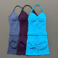 Yoga 2 Pieces Gym Set Women Backless Halter Tops High Waist Seamless Shorts Gym Suit Fitness Sports Bras Sportswear Workout Sets