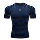 Men Running Compression  Short Sleeve Sport Tees Gym Fitness Sportshirts Male Jogging Tracksuit Homme Athletic Shirt Tops  902