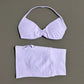 2 Piece Sports Gym Set Strappy Bra Yoga Underwear Short Sport Leggings Bicycle Running Sportswear Woman Seamless Yoga Set