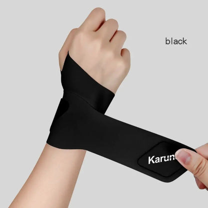 Fixed Spandex Sport Wrist Guard Wrist Sprain Tendonitis with Fastener Tape Wristband Ultra Thin Joint Brace Badminton Basketball