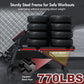 7-Level Foldable Adjustable Weight Dumbbell Bench Incline Multifunctional Bench/Headrest Leg Extended 770 lbs for Home Workouts