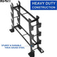 Heavy-Duty Dumbbell Rack with 400 lbs Capacity, Space-Saving A-Frame Design for Home Gym Storage