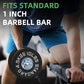 Standard 1-Inch Barbell Weight Plates, 2.5-45 LB for Home Gym Strength Training with Deep Grip